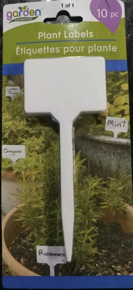 10 Piece Set Plant Tags and Magic Marker Nursery Garden Labels Stick Plant Sign Garden Plants