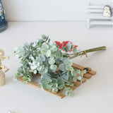 100% Brand New Artificial Plant 1 Bouquet 37cm Artificial Plant Plastic Green Plant