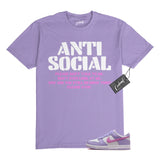 Dunk Lilac Bloom Pink Beyond Hydrangeas Lavender White T Shirt to Match AS Hydrangea