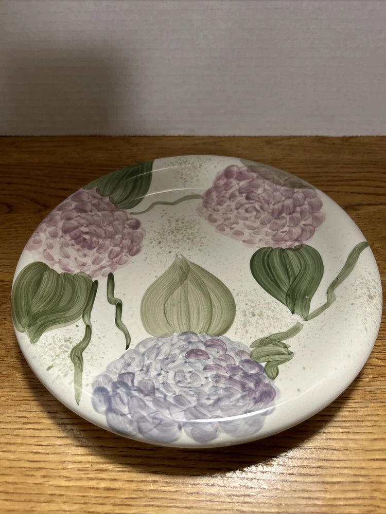 Nantucket Home Hydrangeas Plate 8.25Ó Diameter Hydrangea