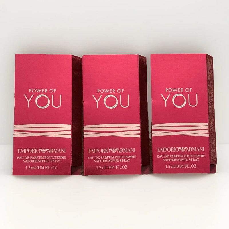 Emporio Armani Power of You Way de Eau de Parfum (.004 fl Oz) Set of 3 NEW EDP