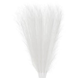 4Pcs Pampas Grass 17.7" Fake Pampas Grass for Wedding Decoration White Pampas Grass