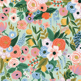Rifle Paper Co. Garden Party Mint (large) Fabric by 1/4 yard Flowering Plants