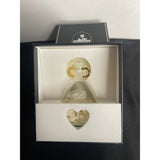 Preserved White Rose Glass Cloche Gold Handles Eternal Flower Gift Box Hydrangea