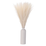 6 Pcs Faux Pampas Grass, 18 Inch Fluffy Pampas Grass Decor, Beige Pampas Grass