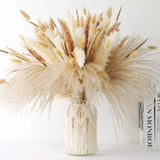 Dried Pampas Grass Decor - 120 Pcs Dried Flowers for Vase Pompas Grass, 17" N... Pampas Grass