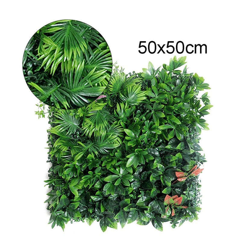 50*50cm green artificial turf for home decoration and wall plant decor Green Plant