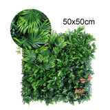 50*50cm green artificial turf for home decoration and wall plant decor Green Plant