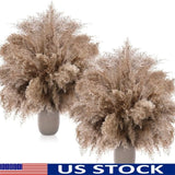 150pcs Dried Pampas Grass Fluffy Decor Home Wedding Party Centerpieces New Pampas Grass