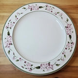 Martha Stewart HYDRANGEA Dinner Plates SET OF 2 Everday Collection Pink Flora JL Hydrangea