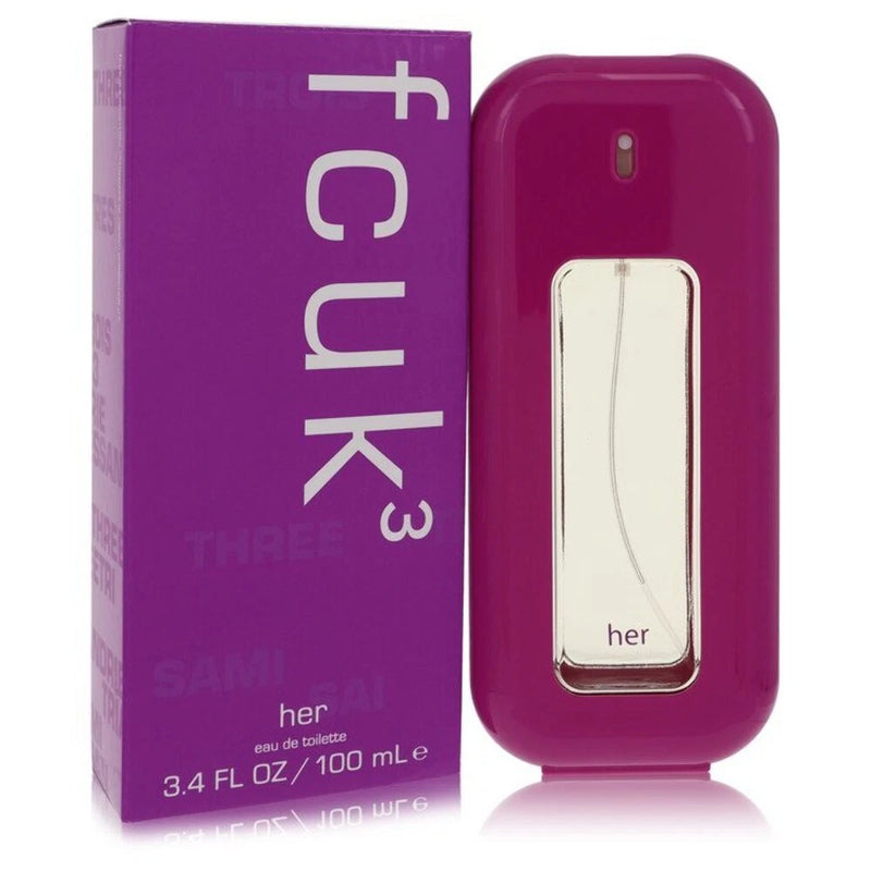 French Connection Fcuk 3 EDT 3.4 oz for Women EDT