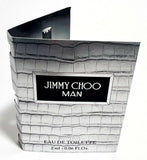 Lot of 2 - JIMMY CHOO 'MAN' Eau De Toilette 2 x 2 ml/ 0.06 oz. Sample Spray. New EDT