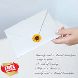 Zonon 500pc Sunflower Stickers 1.5 Inch Summer Flowers Party Gifts Crafts Sunflower