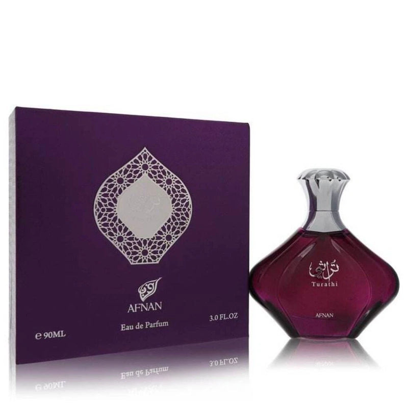 Afnan Turathi Purple by Afnan Eau De Parfum Spray 3 oz (Women) EDP