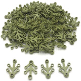Lego 100 New Olive Green Plant Leaves 4 x 3 Pieces Green Plant