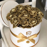 10pcs 6.5cm Artificial Glitter Rose Flower Bouquet DIY Wedding Party Prom Decor Bouquet