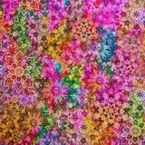 3 Yards 108" Wide Dancing Dahlias Quilting Fabric 100 Cotton Digital Print # 14 Flowering Plants
