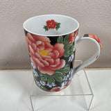Red Peonies Mud Flower Design Collection Cup Giftware Power 40333 Peony