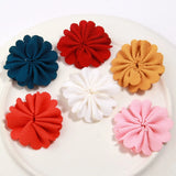 4cm Small Flower Appliques for DIY Hat Clothes Sewing Supplies Headwear Decor Sunflower