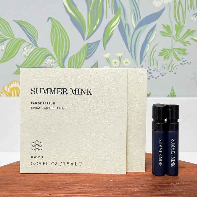 2 Better World Fragrance House Summer Mink Eau De Parfum Sample Spray 1.5ml Each EDP
