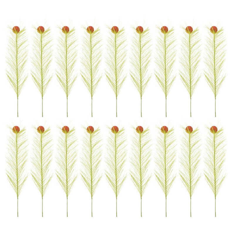30pcs Pampas Grass Decor: Artificial Pampas Grass Stem For Vase - Faux Reed Pampas Grass