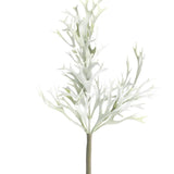 Set of 2 Flocked Artificial Staghorn Fern 15-3/4" Floral Sprays Green Plant