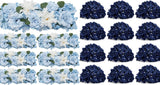 Set of 6 Artificial Wedding Flowers & 12 Hydrangea Centerpiece Balls Hydrangea