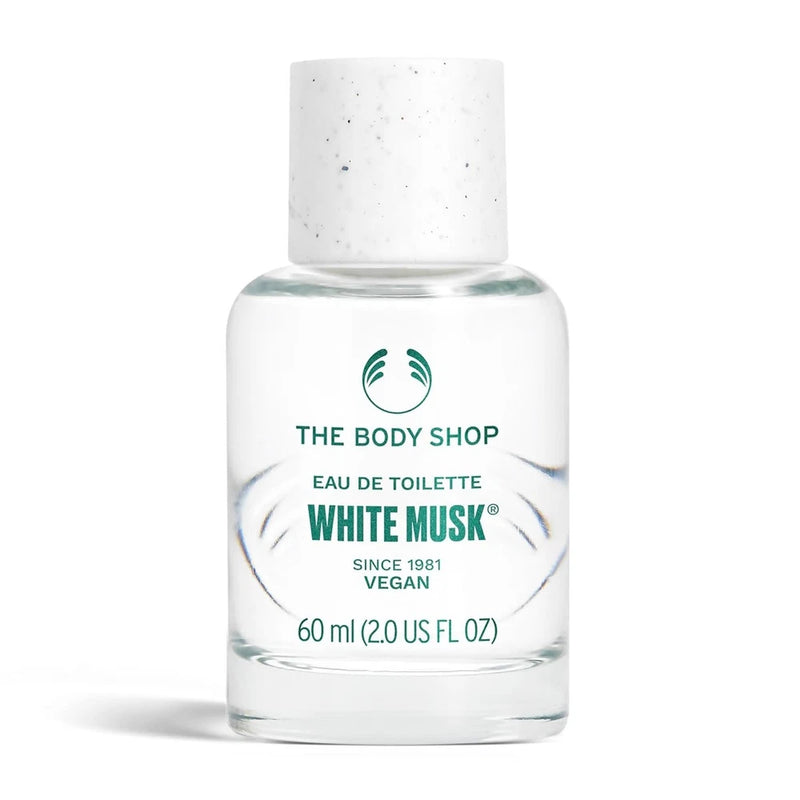 The Body Shop White Musk Eau De Parfum Fresh Floral Scent 2 Oz, Vegan 60ml Size EDP