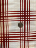 Cotton Quilt Fabric Riley Blake Heirloom Reds 1 Yd Lg Plaid Flowering Plants