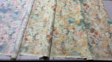 ABSTRACT FLORALS COTTON PRINTS UPHOLSTERY FABRIC : DAYBREAK : 120CM WIDE : #BMP3 Flowering Plants