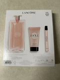 Lancome Idole Le Parfum Gift Set 3 Piece 3.4 oz Eau De Parfum Creme Travel NEW EDP