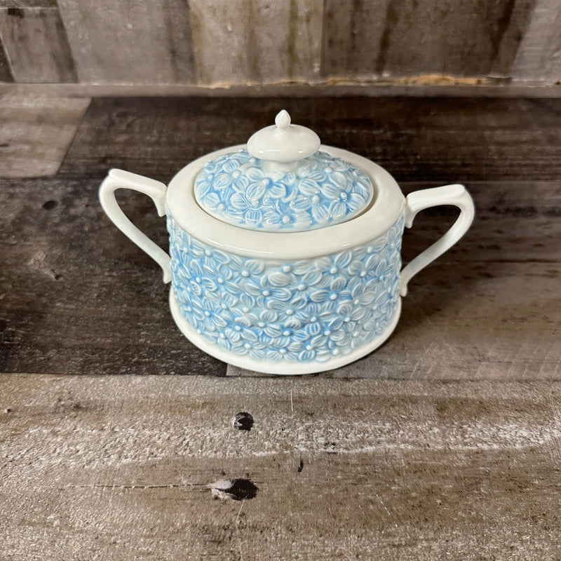 Grace Teaware  Sugar Bowl Flowers Floral Hydrangea?  GRACE'S Hydrangea