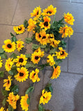 sunflower bouquet artificial with long streamers Sunflower