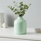 4 Inch Small Green Vase for Flowers - Cute Modern Decorative Vases Home Decor... Pampas Grass