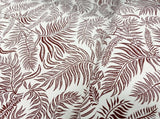 Ikea HAKVINGE Fabric by Yard Curtains Cushions Tablecloth Red/Leaf BTY COTTON Flowering Plants