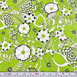 Kiwi Trio by Alice Kennedy for Timeless Treasures Cotton by the HALF YARD Flowering Plants