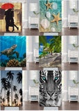 1PC NEW BATHROOM BATH FABRIC Print SHOWER CURTAIN 72" X 72" Pampas Grass