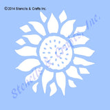 4.5" SUNFLOWER STENCIL FLOWER REUSABLE TEMPLATE PAINT CRAFT COLOR PETALS ART NEW Sunflower