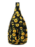 NOBO Sun Flower Sling Backpack Crossbody Shoulder Bag Travel Backpack Sunflower