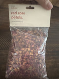 Red Rose Petals 2 Oz For Soap Making, Candle, Craft Projects Pure Dried Rose Dried Flower