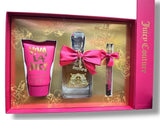 Juicy Couture Viva La Juicy Set 3 pc's  EDP 3.4 &0.33 oz + Body Lotion 4.2 NEW EDP