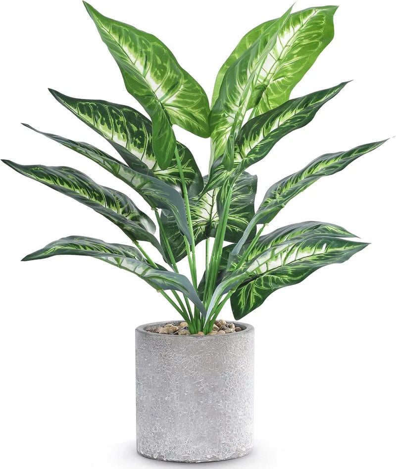 small artificial tropical desk plant decor Green Plant