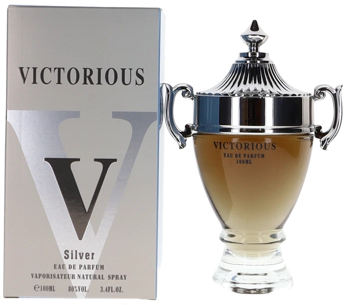 Victorious Silver By Tiverton For Men EDP Cologne Spray 3.4oz New EDP