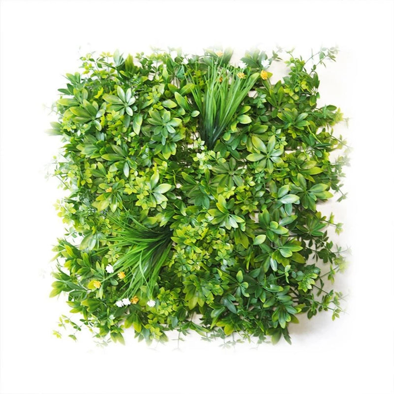 Realistic Artificial Plant Wall Panels UV Protected Indoor Outdoor Garden Green Plant