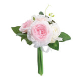 Pink Rose & Hydrangea Faux Floral Bouquet, All Seasons, Home Decor, Faux Floral Hydrangea