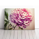 Joyous Peony Flower Canvas Wall Art Print Framed Picture Home Decor Living Room Peony