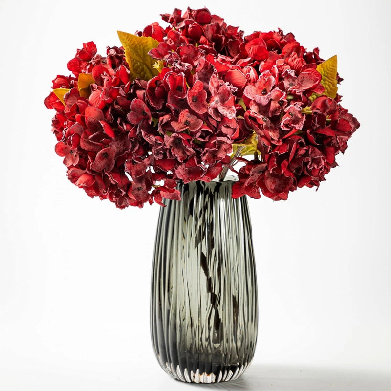 TOPIA Silk Fall Flowers Artificial Silk Dried Hydrangea Flowers Artificial Fa... Hydrangea