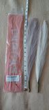 NIB Pampas Grass Decor Tall Faux Pampas Grass Small 17" 2 Stems Beige + Taupe Pampas Grass