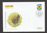 Germany 2005 - Flowers: Annual sunflower on beautiful FDC Sunflower