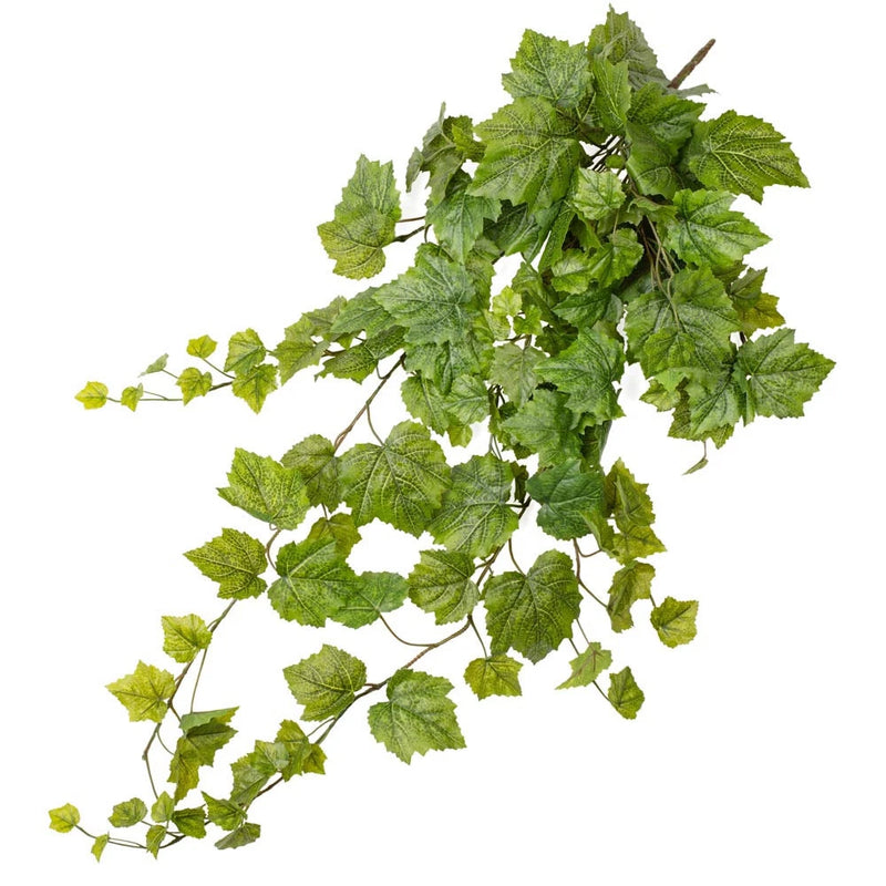 39" Real Touch Lifelike Artificial Green Grape Leaf Bush Green Plant